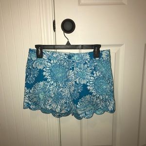 Lilly Pulitzer scalloped shorts